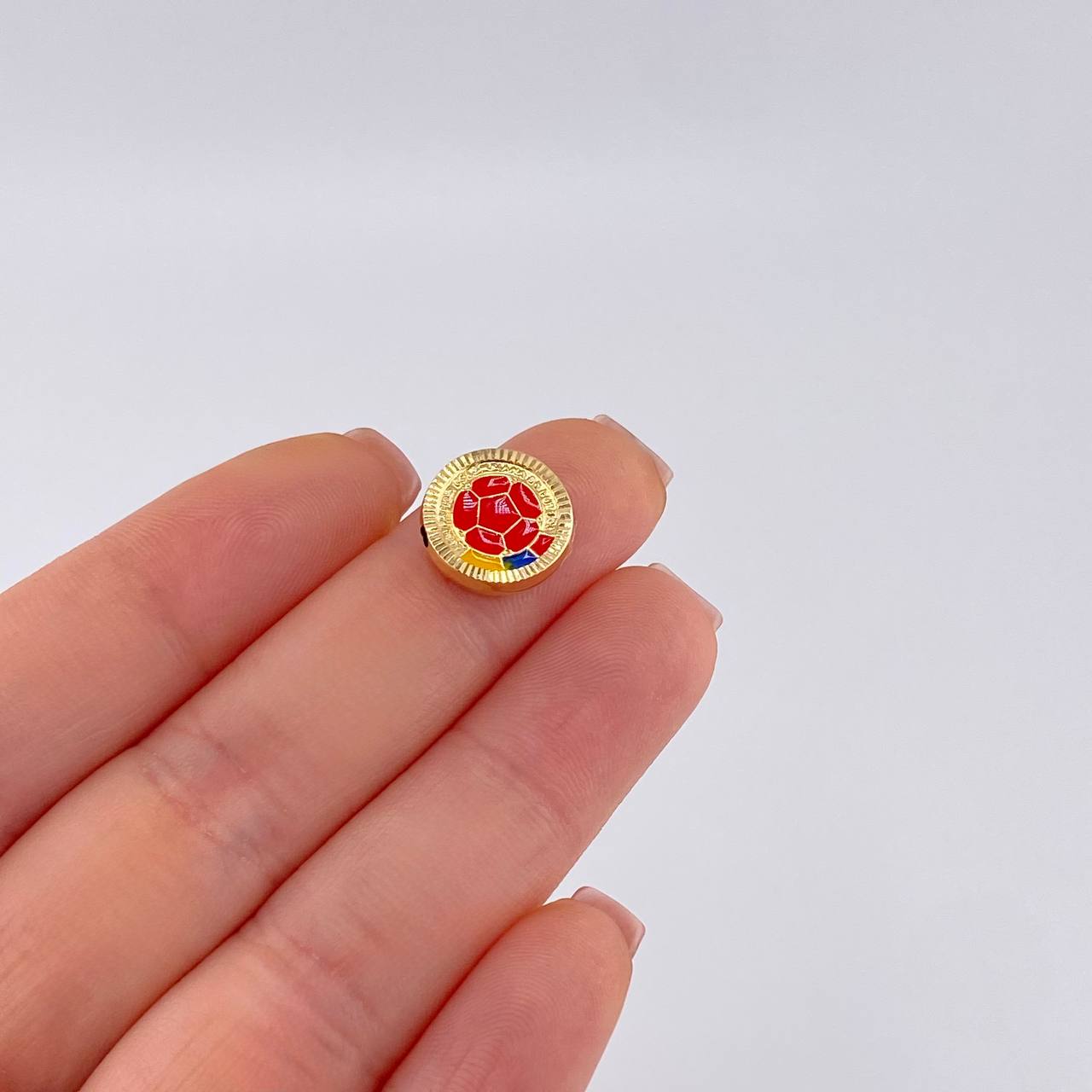 Herraje Escudo Selección 0.75 g / 1/2 in Oro Amarillo 18K