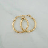 Candongas Mary 1.7gr / 1 in / Oro Amarillo 18K $