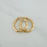 Candongas Kari 1.8gr / 1 in / Oro Amarillo 18K $