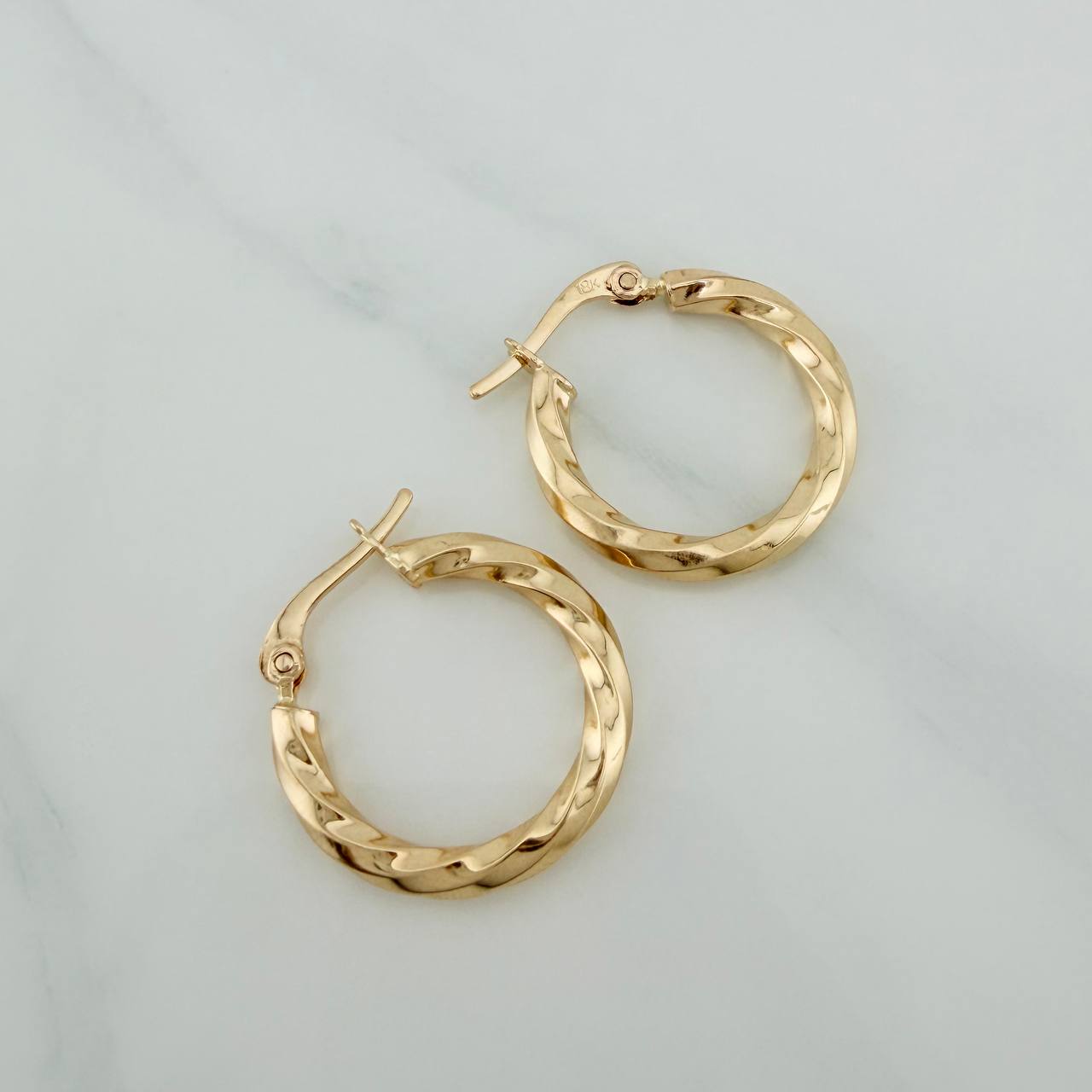 Candongas Kari 1.75gr / 3/4 in / Oro Amarillo 18K &