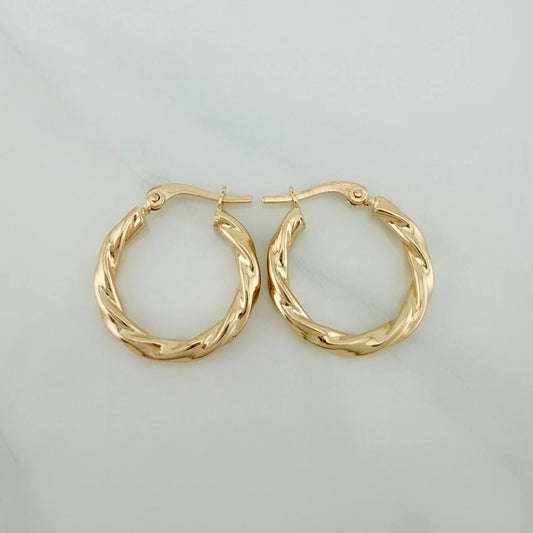 Candongas Mary 1.7gr / 1 in / Oro Amarillo 18K $