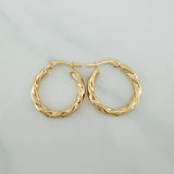 Candongas Mary 1.7gr / 1 in / Oro Amarillo 18K $