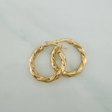 Candongas Sami 1.7gr / 1 in / Oro Amarillo 18K &