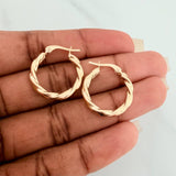 Candongas Sami 1.7gr / 1 in / Oro Amarillo 18K &