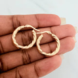 Candongas Mai 2.5gr / 1 in / Oro Amarillo 18K &