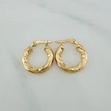 Candongas Mai 1.6gr / 3/4 in / Oro Amarillo 18K $