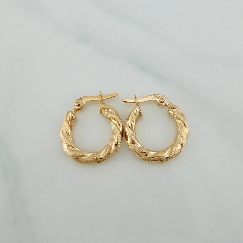 Candongas Sol 1.25gr / 3/4 in / Oro Amarillo 18K $