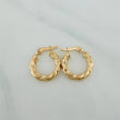 Candongas Sol 1.25gr / 3/4 in / Oro Amarillo 18K $