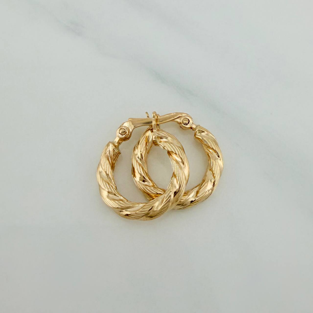Candongas Sol 1.25gr / 3/4 in / Oro Amarillo 18K $