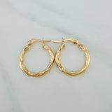 Candongas Mary 1.45gr / 3/4 in / Oro Amarillo 18K $