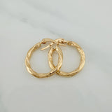 Candongas Sami 1.45gr / 3/4 in / Oro Amarillo 18K &