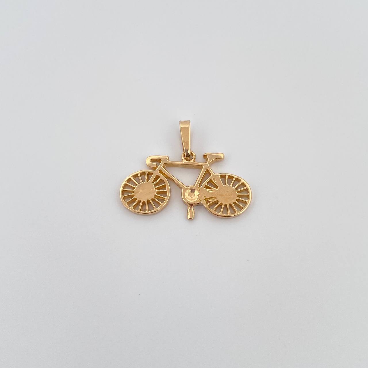 Dije Bicicleta 3gr / 2.5cm / Oro Amarillo 18K &