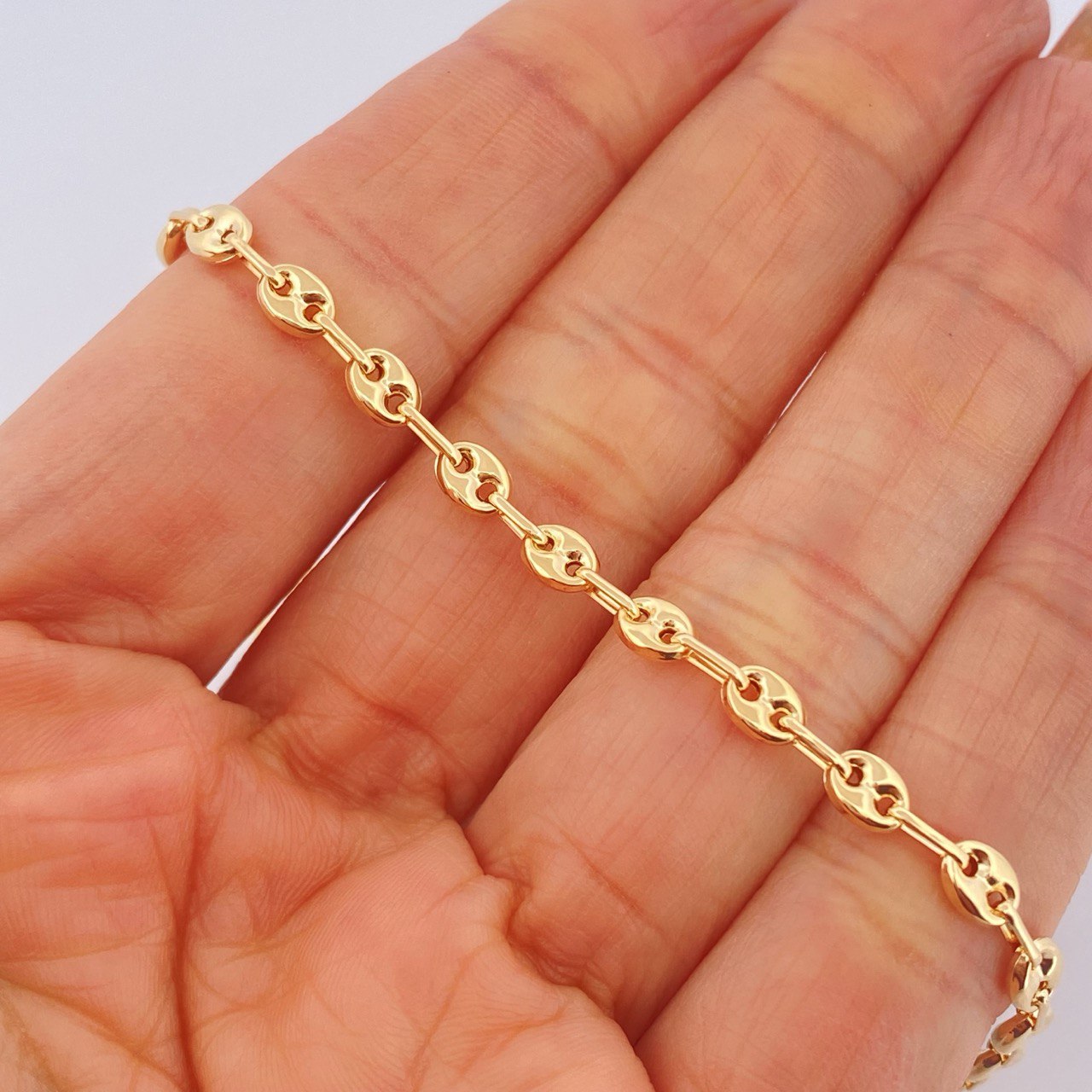 Bracelet GC 2.5gr / 7 1/4 in / 18K Gold