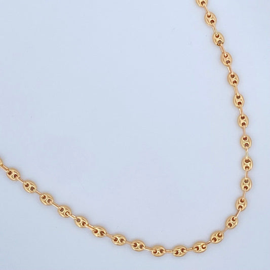 Cadena GC 6.3gr / 21 1/2 in / Oro Amarillo 18K &