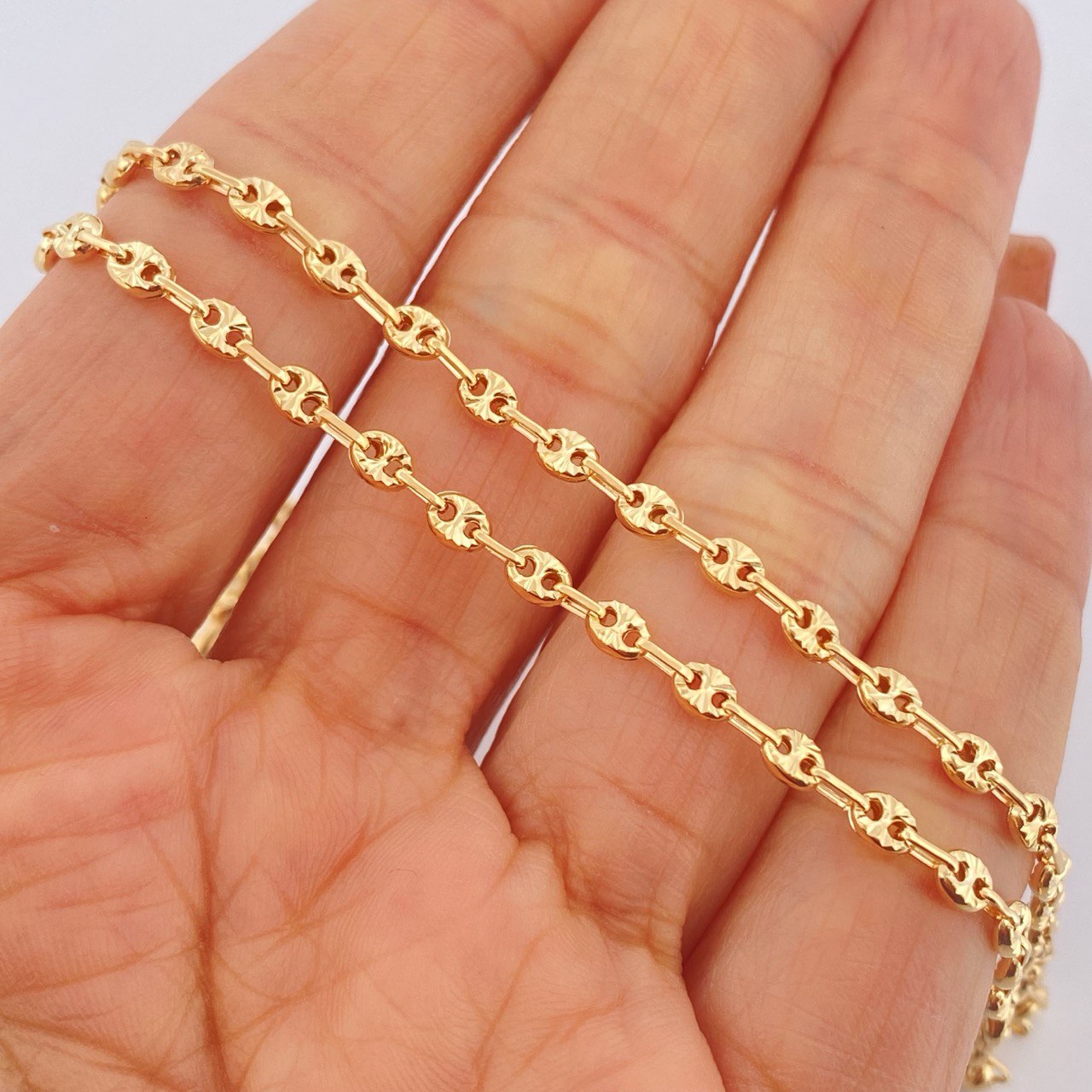 Cadena GC 6.3gr / 19 1/2 in / Oro Amarillo 18K &