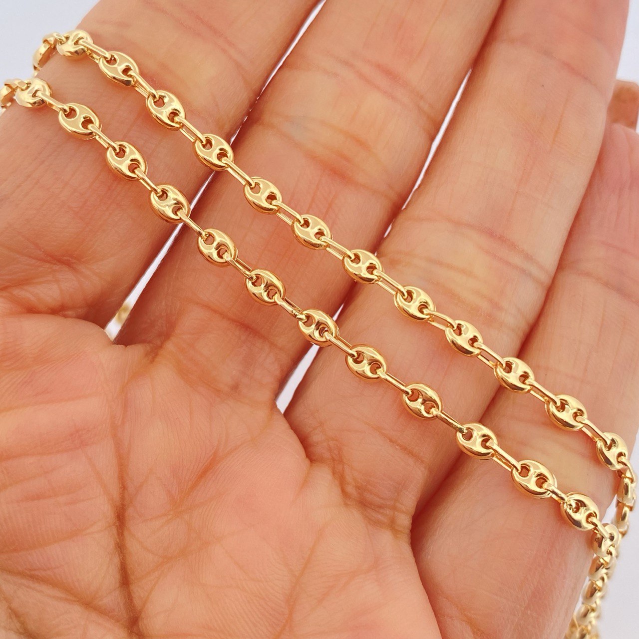 Cadena GC 6.3gr / 21 1/2 in / Oro Amarillo 18K &
