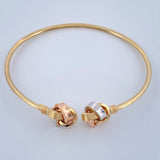 Bracelet Knot Hoop 4.8gr / 7 in / Three Golds +4 18K &