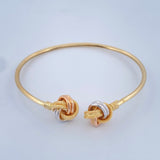 Bracelet Knot Hoop 4.75gr / 7 in / Three Golds +4 18K &