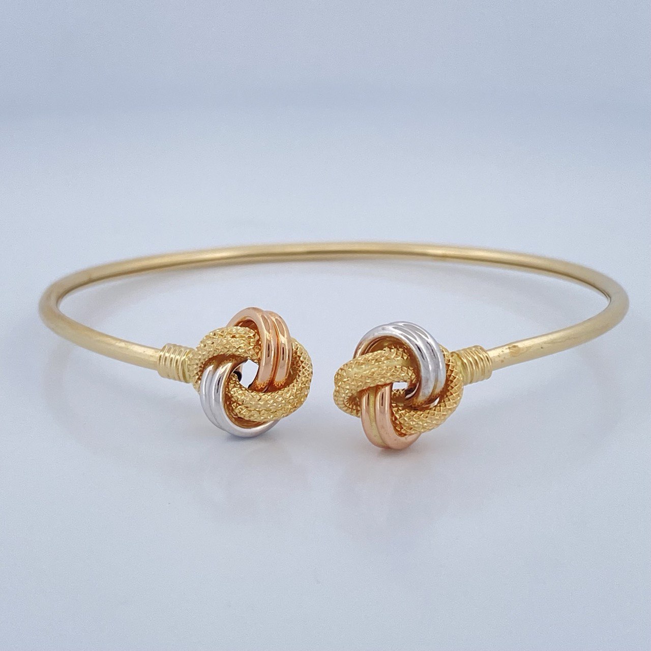 Bracelet Knot Hoop 4.75gr / 7 in / Three Golds +4 18K &