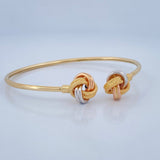 Bracelet Knot Hoop 4.75gr / 7 in / Three Golds +4 18K &