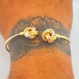 Bracelet Knot Hoop 4.75gr / 7 in / Three Golds +4 18K &