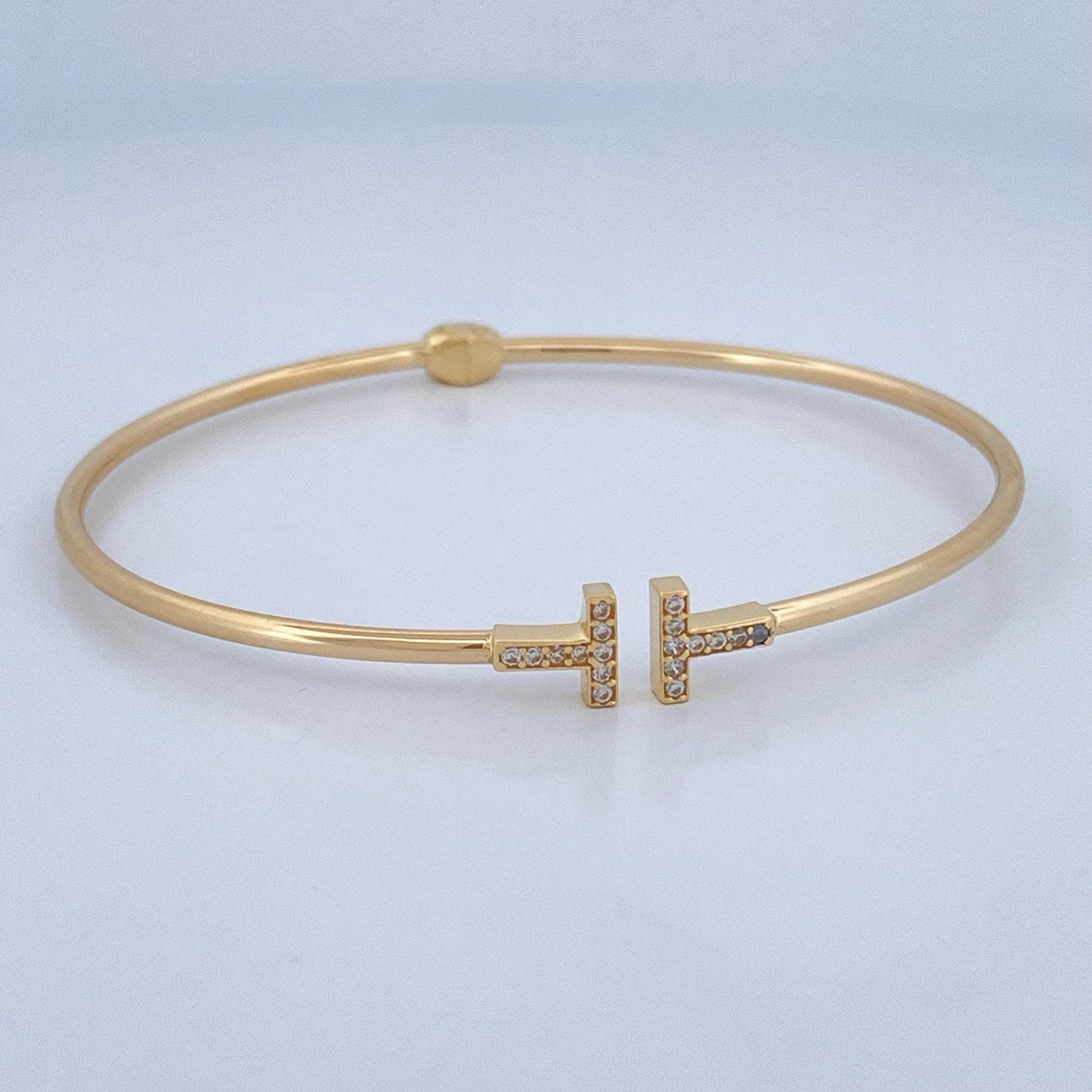 Bracelet Hoop T 5gr / 7 in / 18K Yellow Gold +4 &