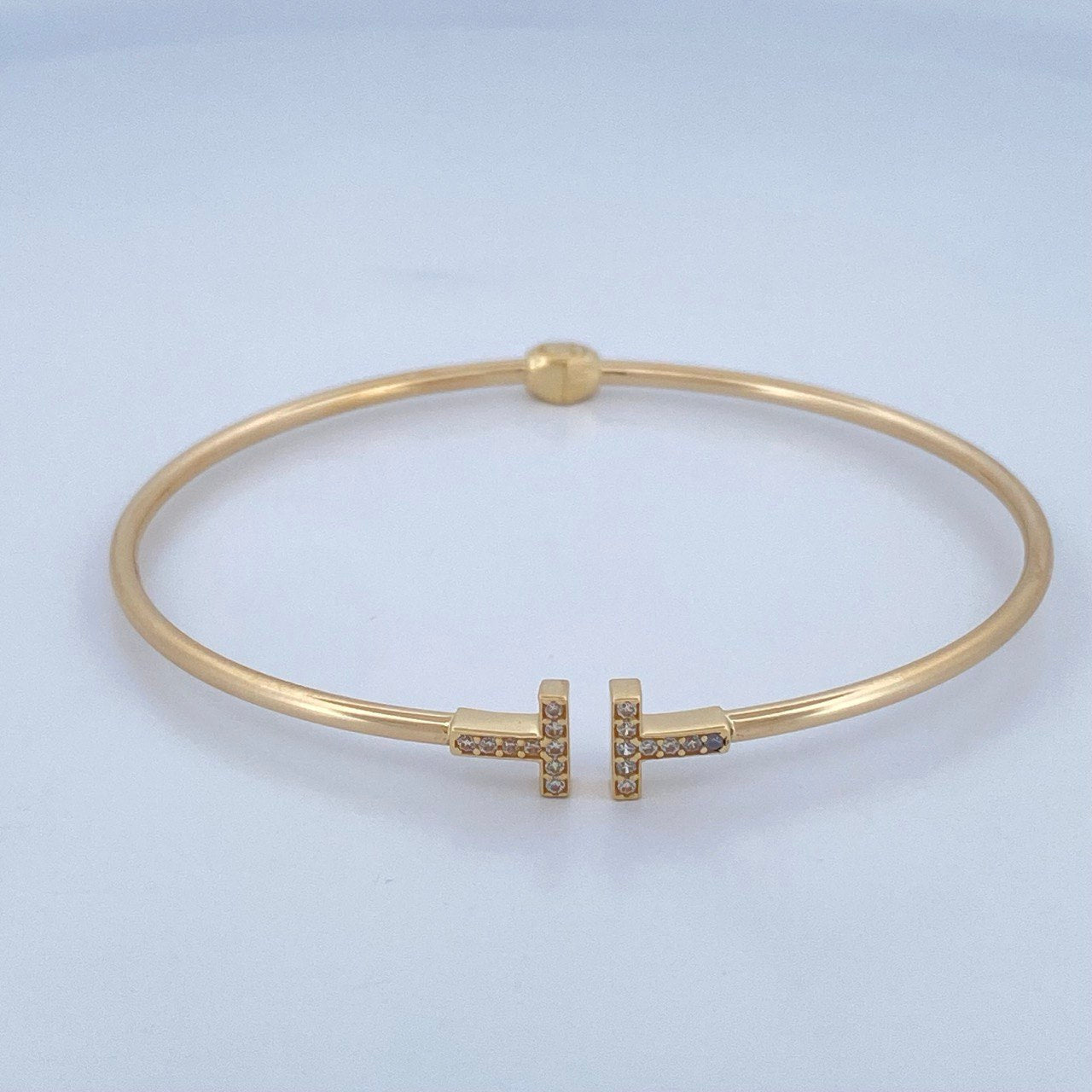Bracelet Hoop T 5gr / 7 in / 18K Yellow Gold +4 &