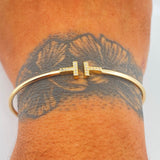 Bracelet Hoop T 5gr / 7 in / 18K Yellow Gold +4 &