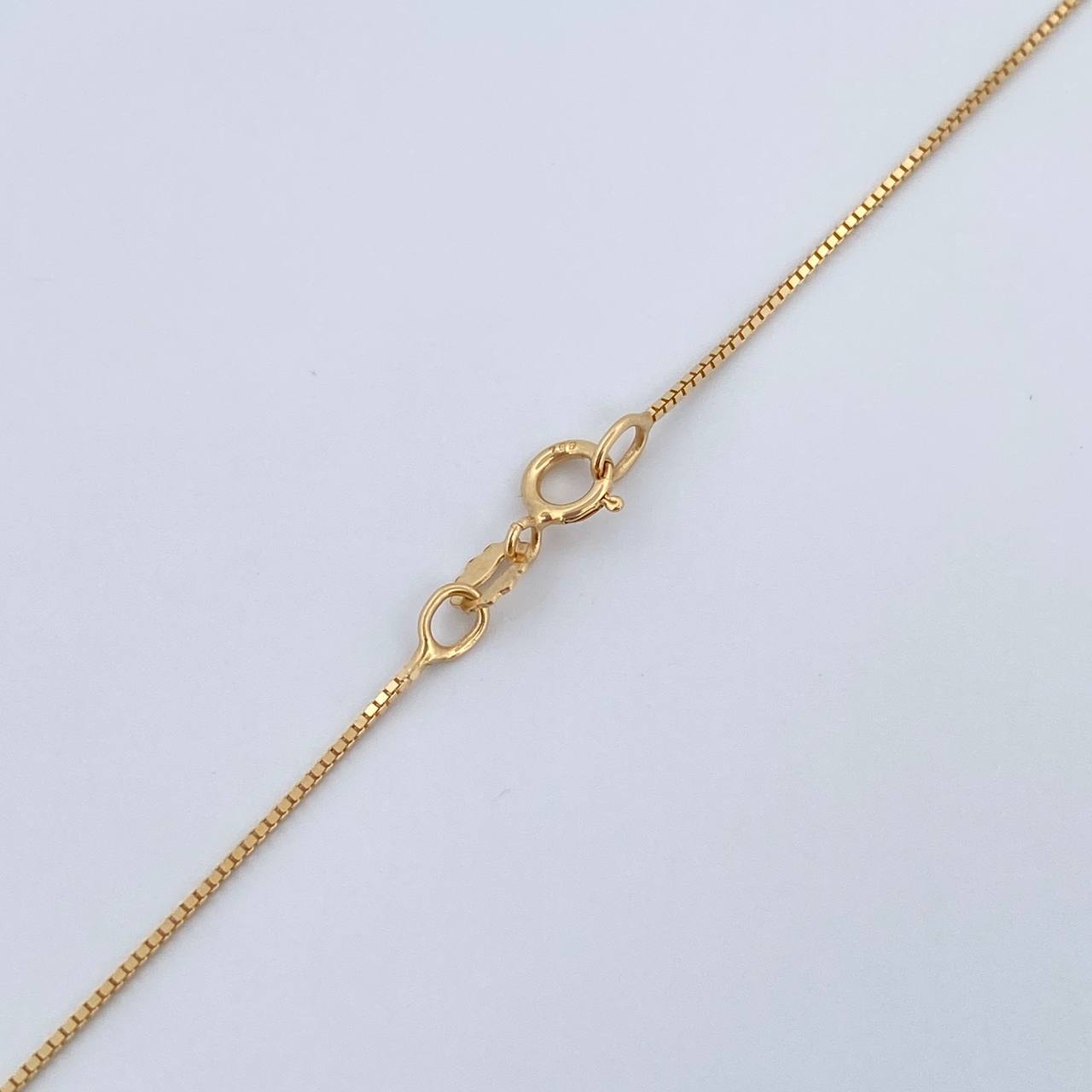 Set Cadena Veneciana 1.85gr/45cm/0.7mm+ Dije Libelula 0.35gr/1.4cm Troquelado Oro 18K (Oferta) &