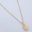 Set Cadena Veneciana 1.8gr/45cm/0.7mm + Dije Virgen Guadalupe 0.4gr/1.5cm Troquelado Oro 18K (Oferta) &