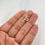 Dije Corona Letra P 1.2 g / 1 in Oro Amarillo 18K