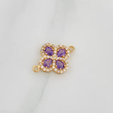 Charm Clover 1.65 g / 3/4 in Yellow Gold 18K