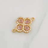 Charm Clover 1.7 g / 3/4 in Yellow Gold 18K