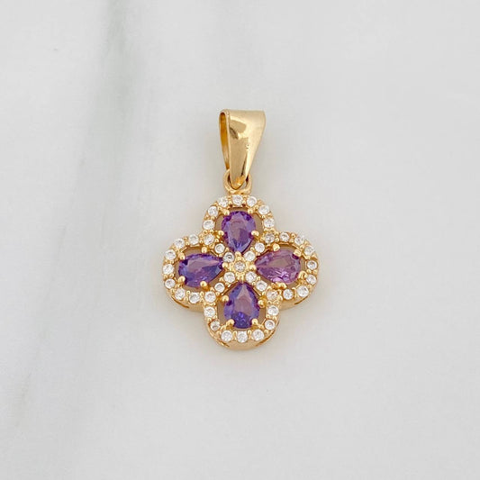 Dije Trebol 1.9 g / 1 in Oro Amarillo 18K