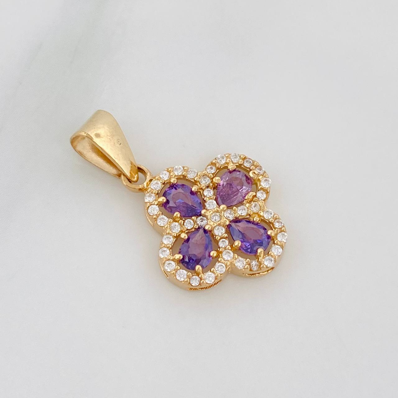 Dije Trebol 1.9 g / 1 in Oro Amarillo 18K