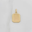 Pendant Bordered Plate 0.7 g / 1 in Yellow Gold 18K