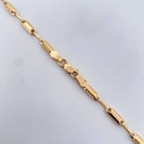 Rustic Barrel Chain 7.85gr / 51.7cm / 3.7mm 18K Yellow Gold $
