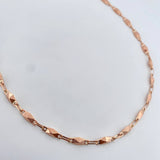 Cadena Rustica Piramide 8.75gr / 51.6cm / 4.6mm Oro Rosa 18K $