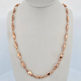 Cadena Rustica Piramide 8.75gr / 51.6cm / 4.6mm Oro Rosa 18K $