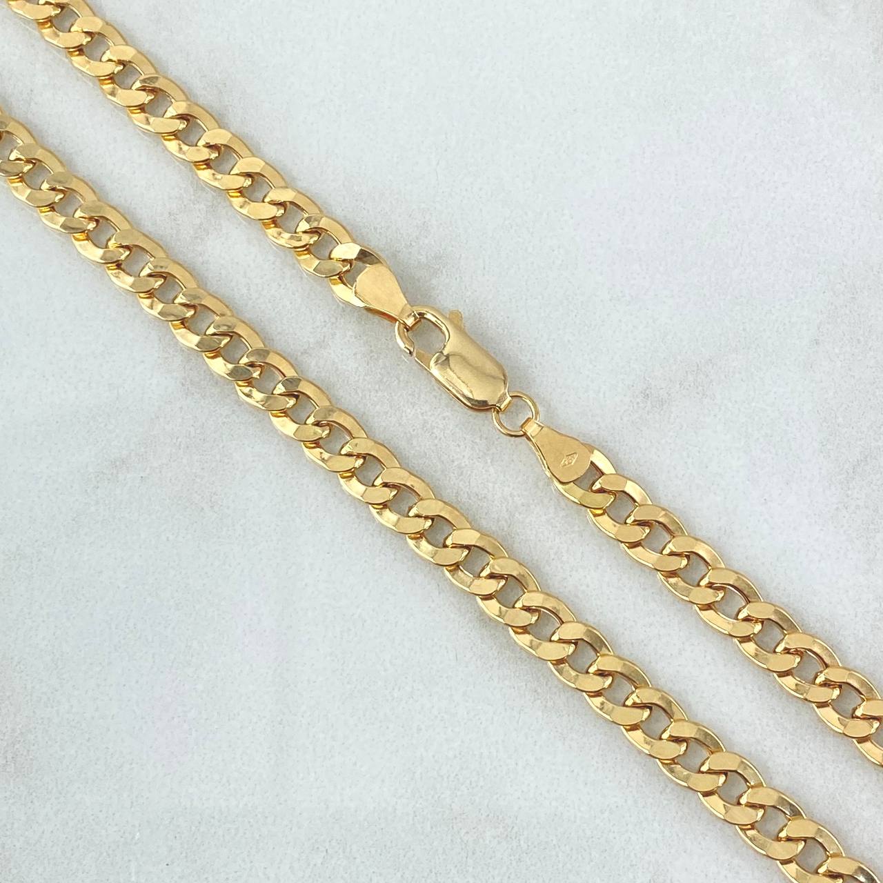 Cuban Links 10.7gr / 60cm / 5mm Yellow Gold +0 18K
