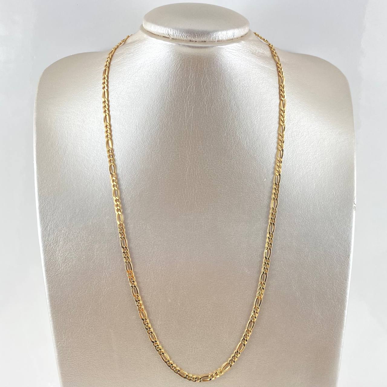 Figaro Chain 4.2gr / 60cm / 3.4mm Yellow Gold +0 18K