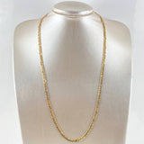 Figaro Chain 4.2gr / 60cm / 3.4mm Yellow Gold +0 18K