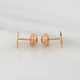 Topos Flor Tricolor 0.7 g / in / 7.4 mm Oro Rosa 18K