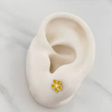 Topos Flor 0.7 g / in / 7.4 mm Oro Amarillo 18K