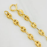 Pulso Bebé Gc Placa Nube 1.9g / 6 in / 3.56mm Oro Amarillo 18K