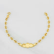 Baby Bracelet GC Dolphin Plate 2g / 6 in / 3.54mm Yellow Gold 18K