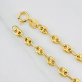 Baby Bracelet GC Oval Plate 2g / 5 1/2 in / 3.49mm Yellow Gold 18K