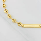 Pulso Bebé GC Placa Rectangular Trenzada 2.1g / 6 3/4 in / 3.68mm Oro Amarillo 18K