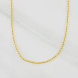 Military Chain 3.85g / 24 in / 1.2mm 18K Yellow Gold
