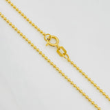 Military Chain 3.85g / 24 in / 1.2mm 18K Yellow Gold